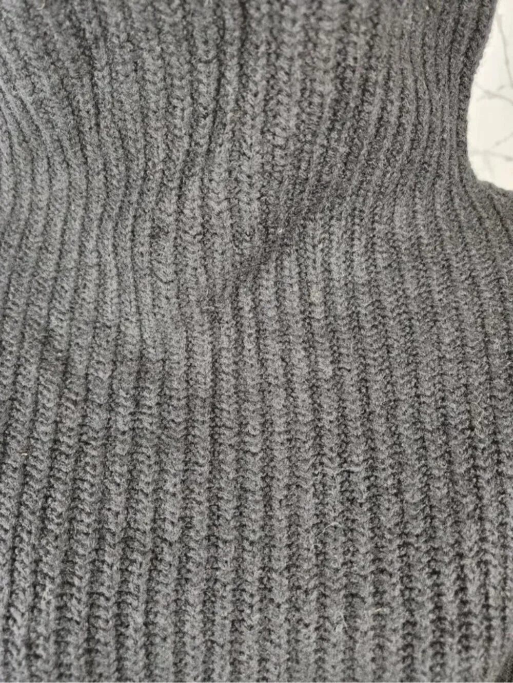 Wilfred Black Merino Wool Montpellier Mockneck Sweater Dress